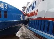 Kapal Dumai Line 3 Dikabarkan Tabrak Dumai Express 12